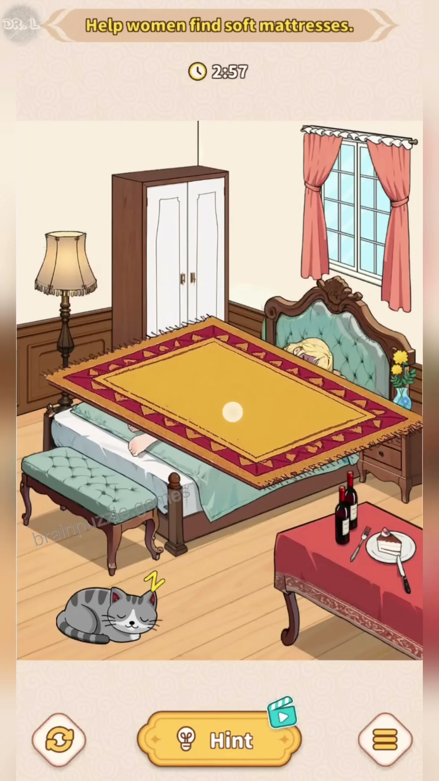 Brain Puzzle: Tricky Quest Level 105 step 2